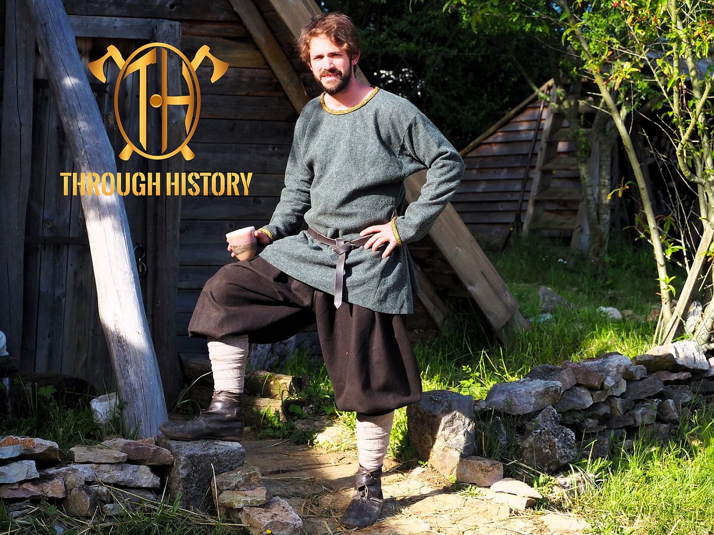 Pantalon bouffant 100% en laine